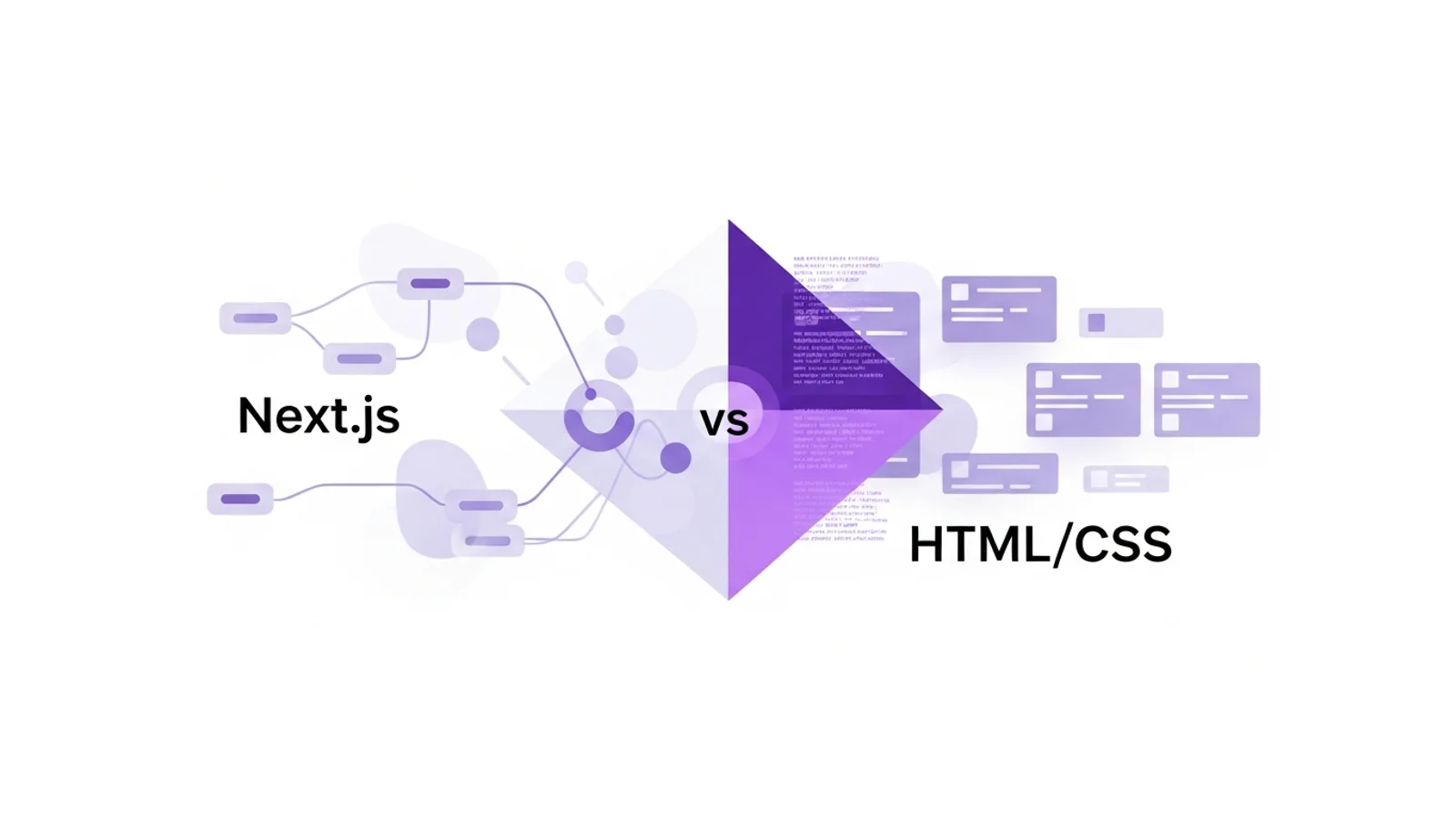 Next.js vs HTML/CSS for Startup Landing Pages