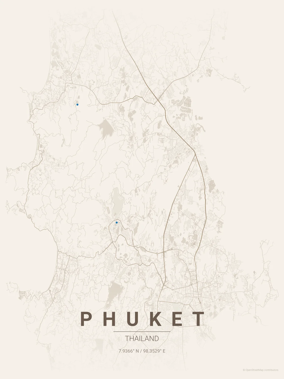 Phuket marketing landing page preview