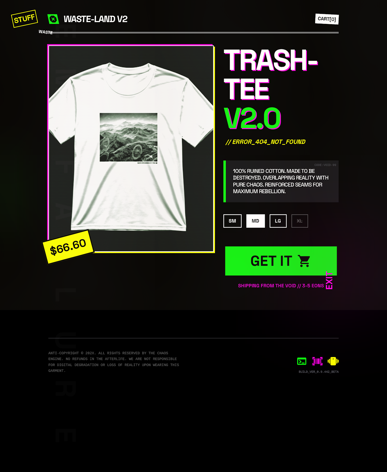 Raw Punk Product screen 2