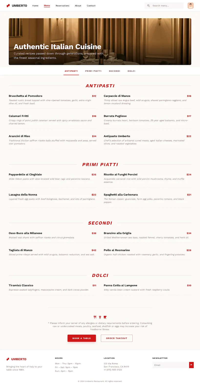 Umberto Restaurant screen 2